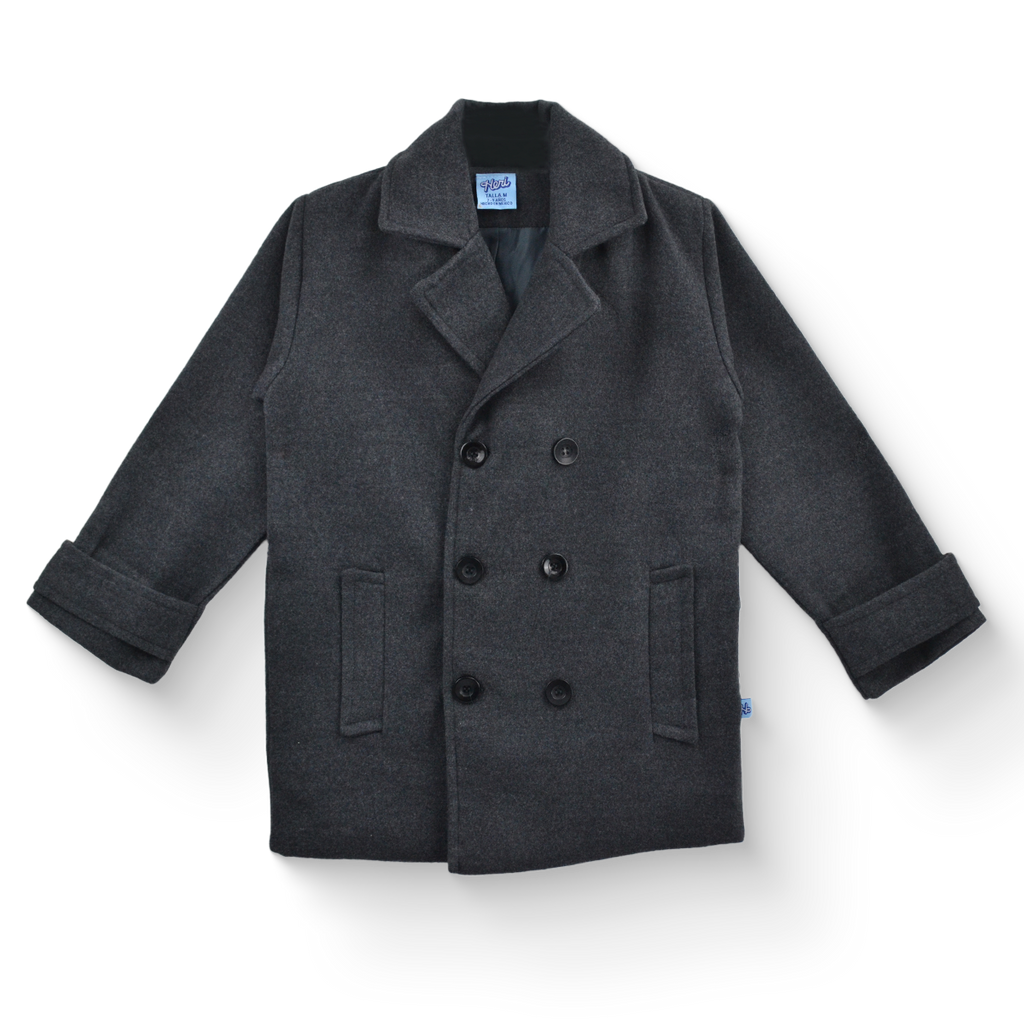 Lined wool coat with buttons | ABNN0001 | sizes S-M-L