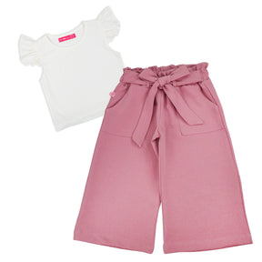 Conjunto blusa pantalón con moño niña FLORY CONI0011