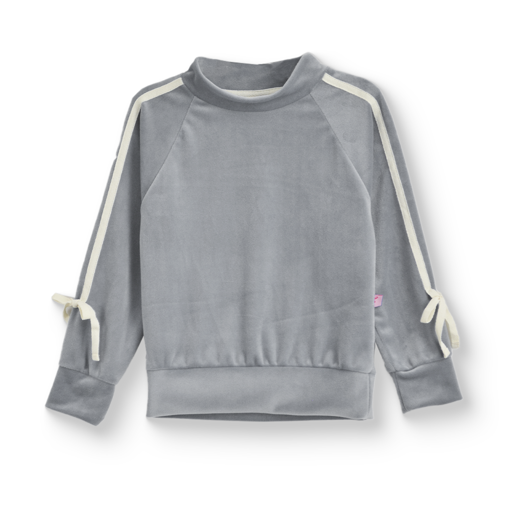 Conjunto aterciopelado con moños • DANIELA • tallas ch-m-gr • CONI0039