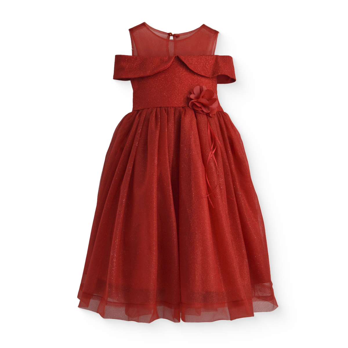 Ves de Gala con tul con brillos elegante | VENI0201 | tallas xch-ch-m-gr-xg