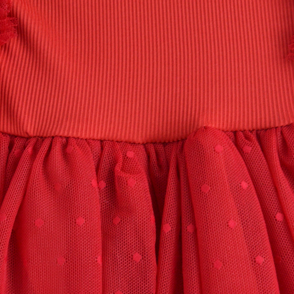 Vestido de tul bolitas •  VANIA 1 • tallas 1-2-3 • VEBB0142D