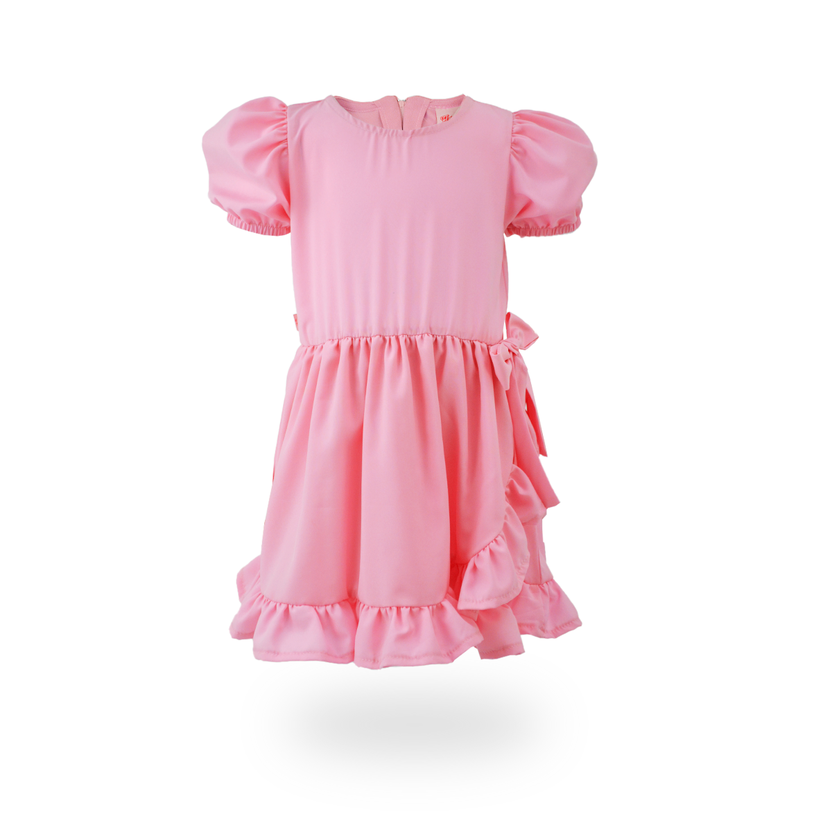 Vestido cruzado con moño bebé FLORY VEBB0035