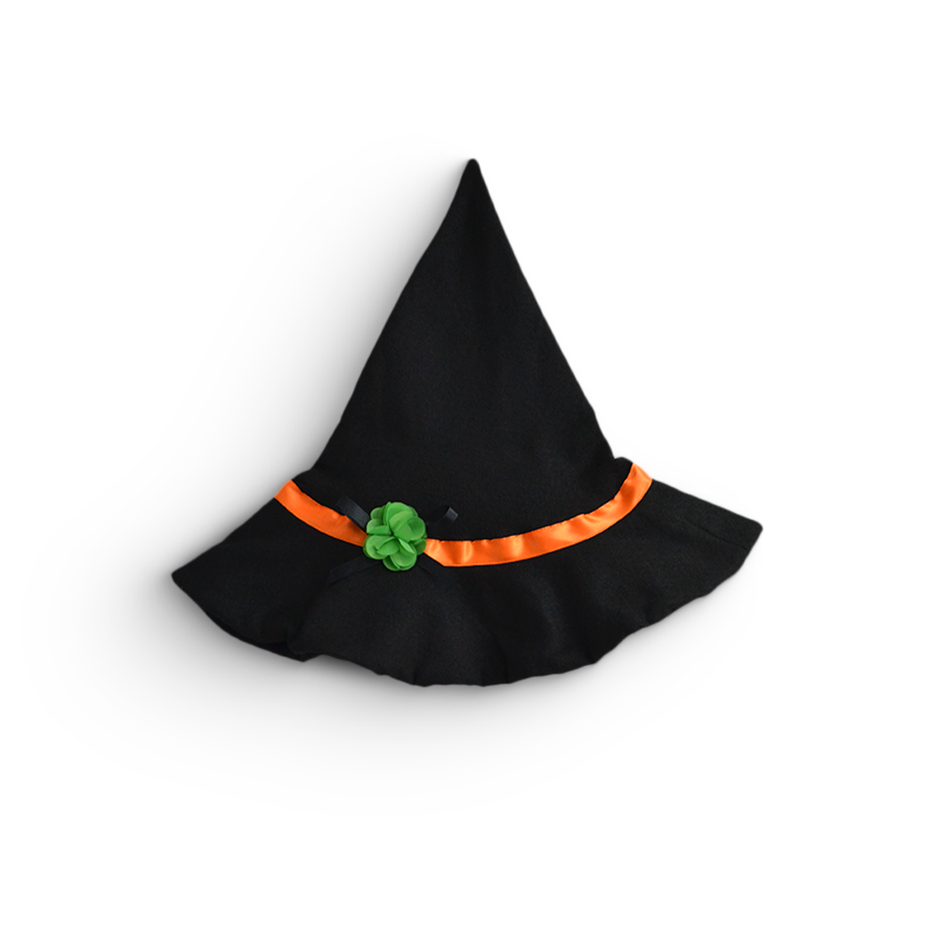 Vestido disfraz de calabaza con sombrero niña Flory VENI0184