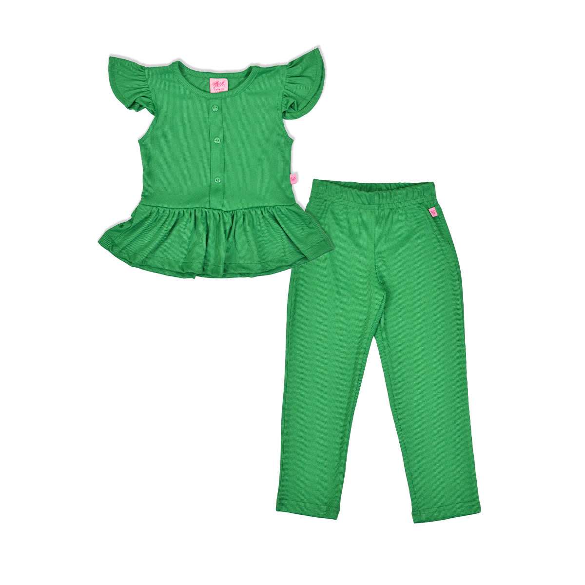 Conjunto blusa pantalón con botones niña FLORY CONI0019