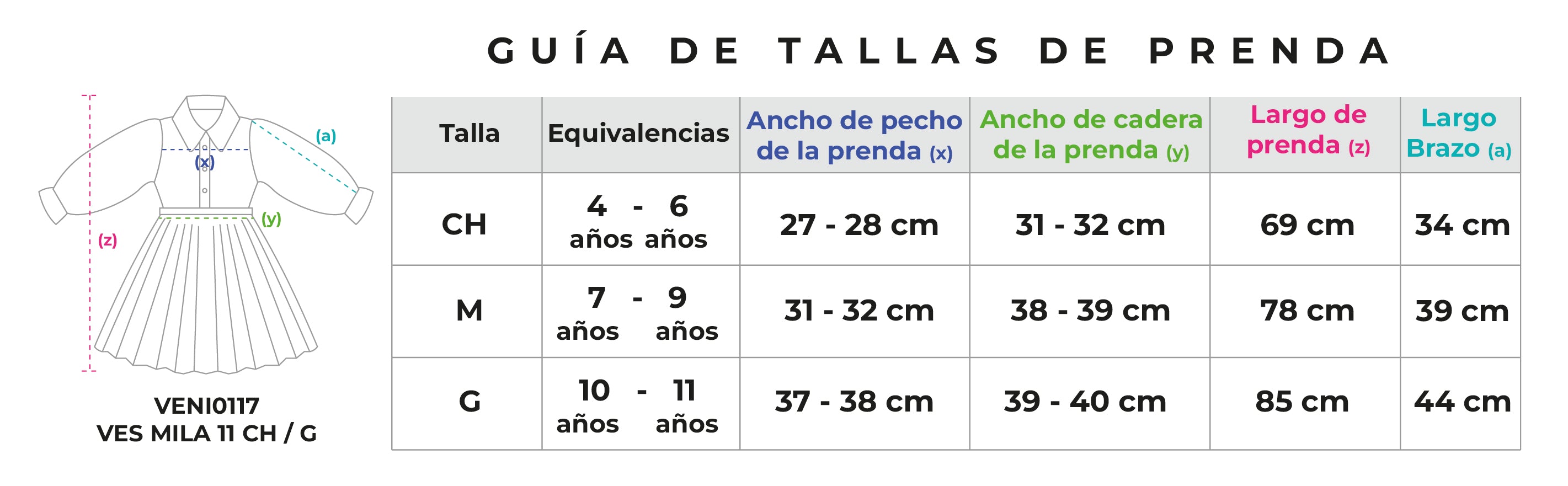 Vestido tableado con cinturón niña FLORY VENI0117