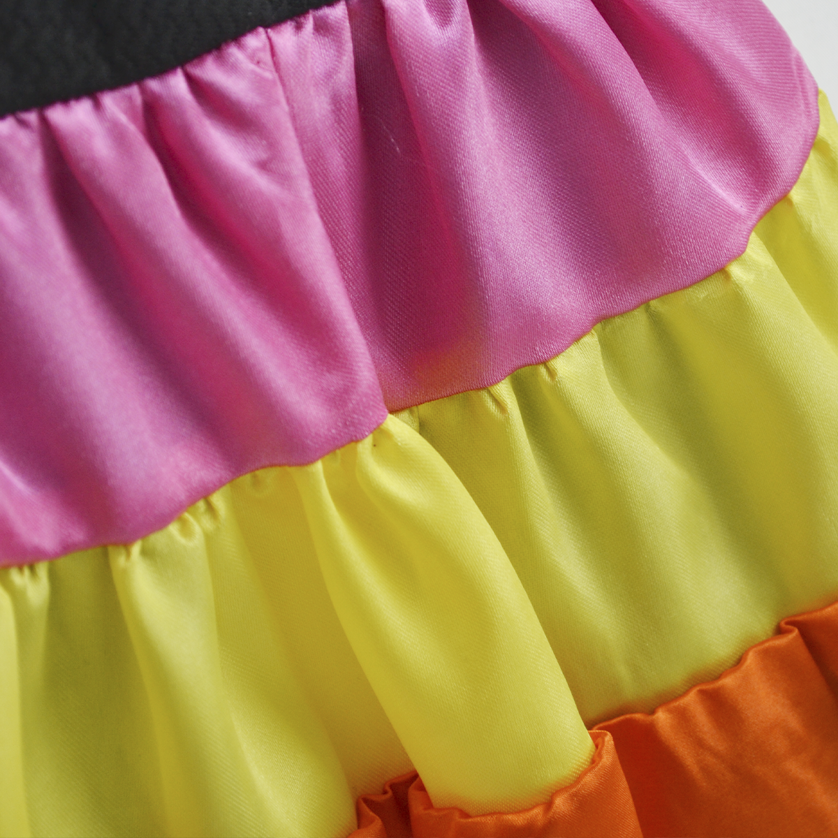 Vestido de Catrina con olanes Multicolor Bebé Flory VEBB0130