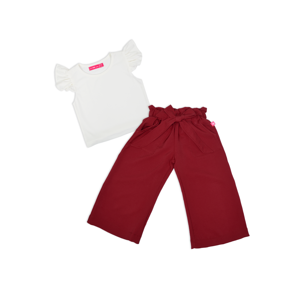 Conjunto blusa pantalón con moño niña FLORY CONI0011