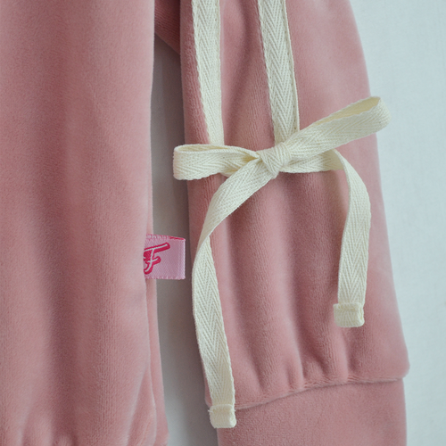 Conjunto aterciopelado con moños • DANIELA • tallas ch-m-gr • CONI0039
